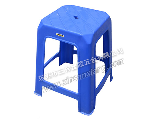 3号全塑方凳<br>凳面(mm)：265×265 <br>高度(mm)：435